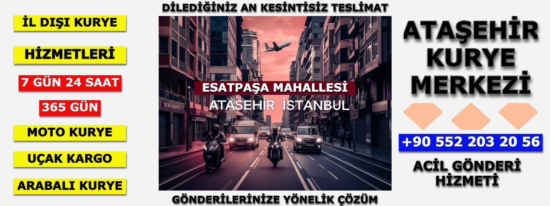 Esatpaşa Mahallesi İl Dışı Kurye | 0552 203 20 56