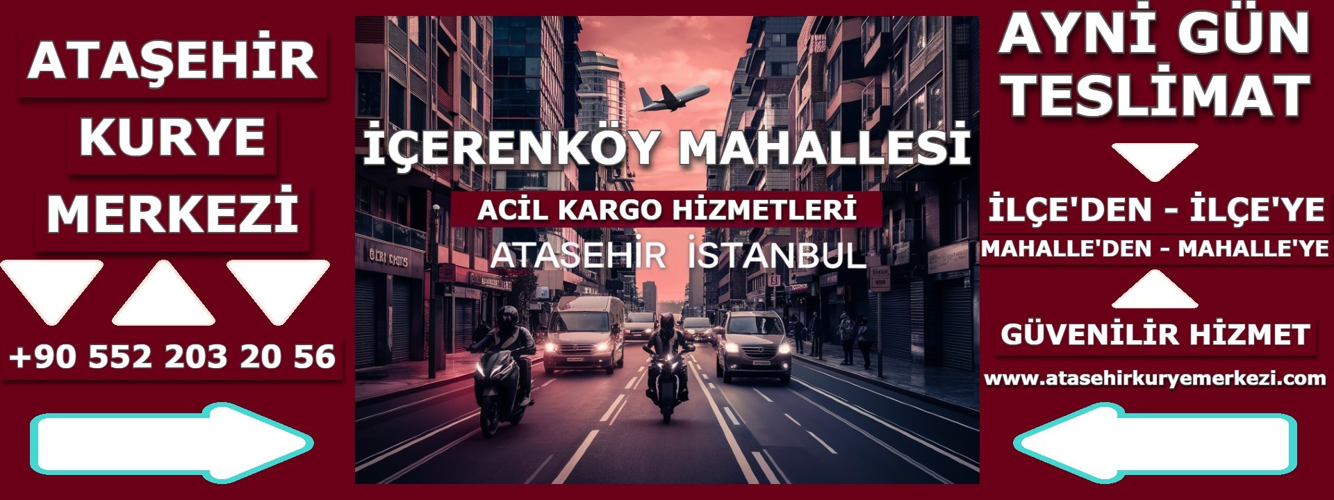 İçerenköy Mahallesi Acil Kargo | 0552 203 20 56