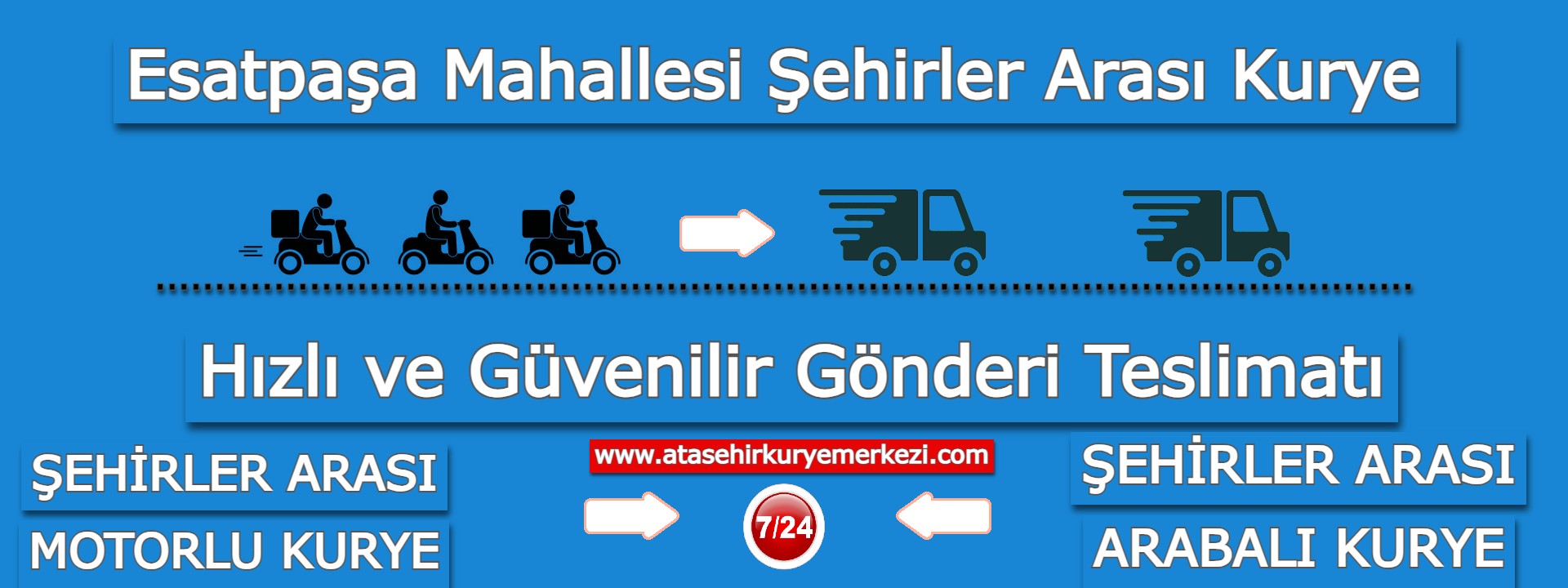 Esatpaşa Mahallesi Şehirler Arası Kurye | 7/24