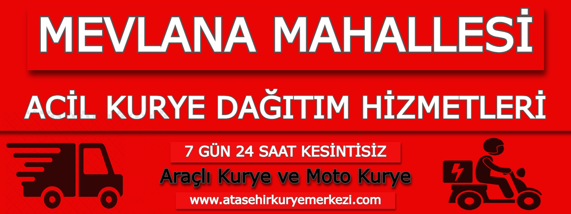 Mevlana Mahallesi Acil Kurye Dağıtım Hizmetleri