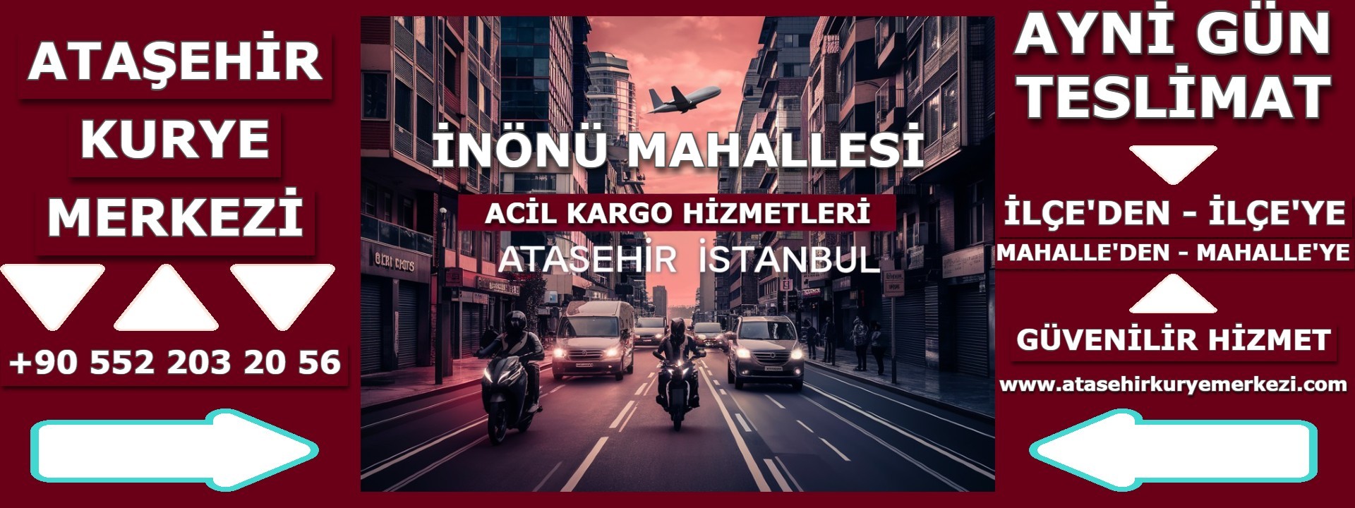 İnönü Mahallesi Acil Kargo | 0552 203 20 56