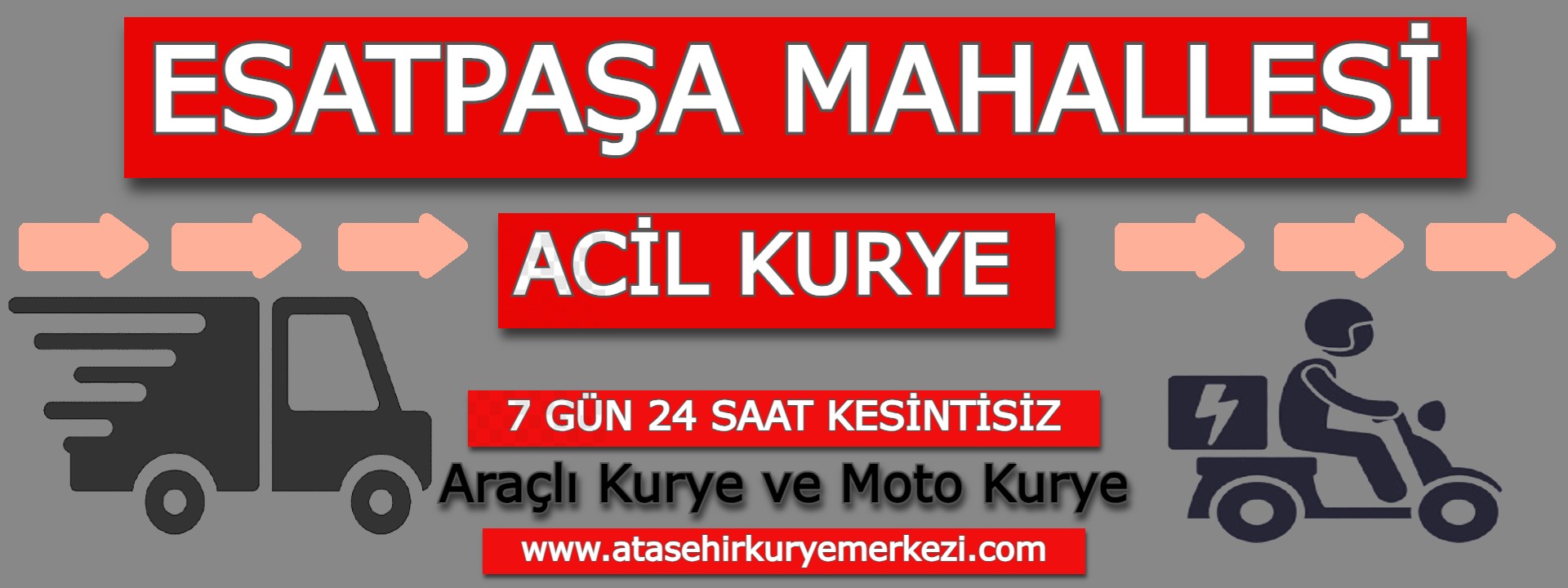 Esatpaşa Mahallesi Acil Kurye | Ataşehir