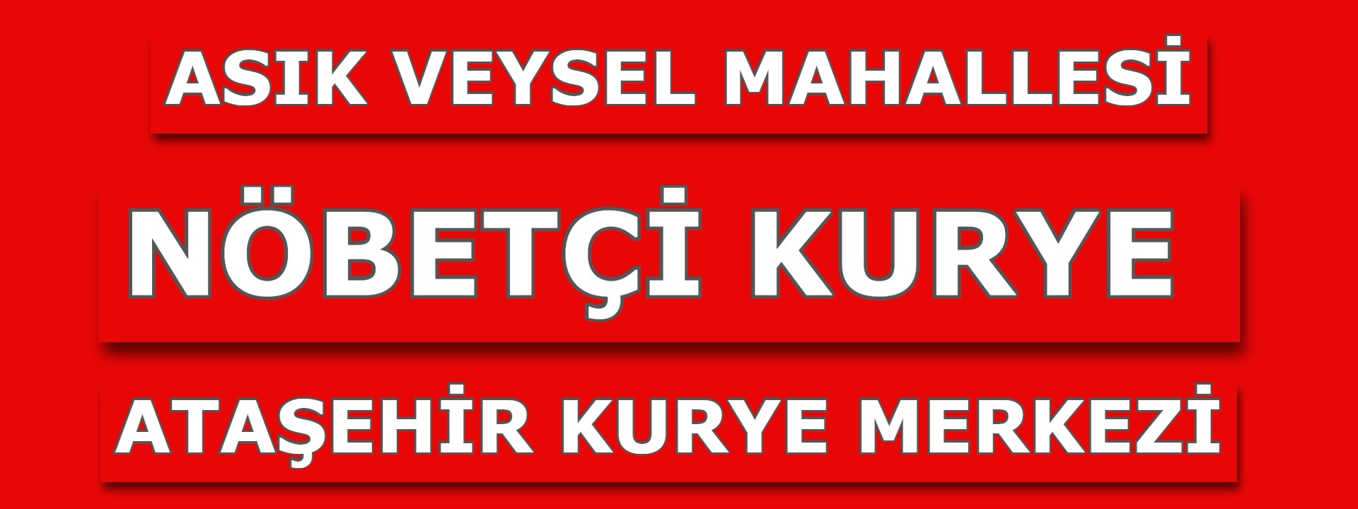 Asık Veysel Nöbetçi Kurye | Ataşehir